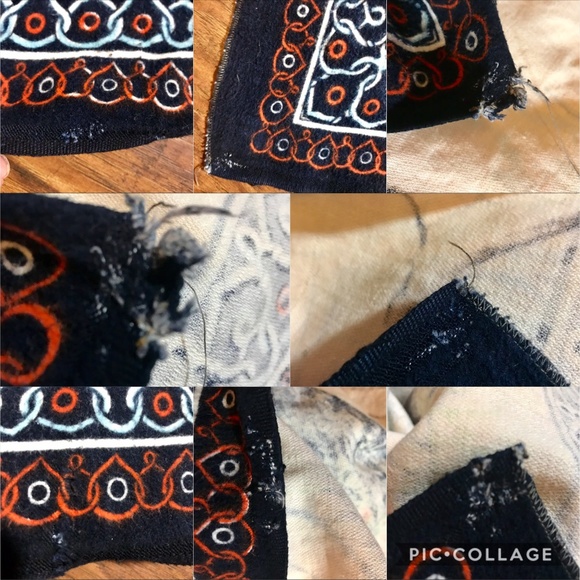 VTG Deer Elk Tapestry Wall Hanging Rug Rustic BOHO - Picture 7 of 7